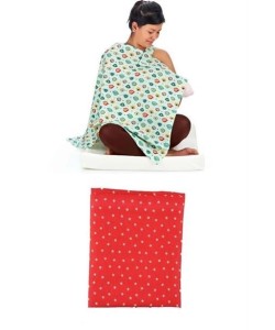 BUFFER® Kullanışlı Kemerli Yıldız Desenli Bebek Emzirme Önlüğü Örtüsü