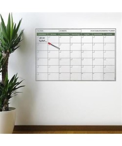 BUFFER® Manyetik Yapışkanlı Bir Aylık Program Planlayıcı Takvim 85x56 cm