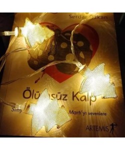 BUFFER® Metal Örgülü Çam Ağacı Şeklinde Günışığı Şerit Led Işık Zinciri