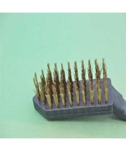 BUFFER® Metal Tel Fırça Plastik Saplı Pas Kir Sökme Temizleme Fırçası