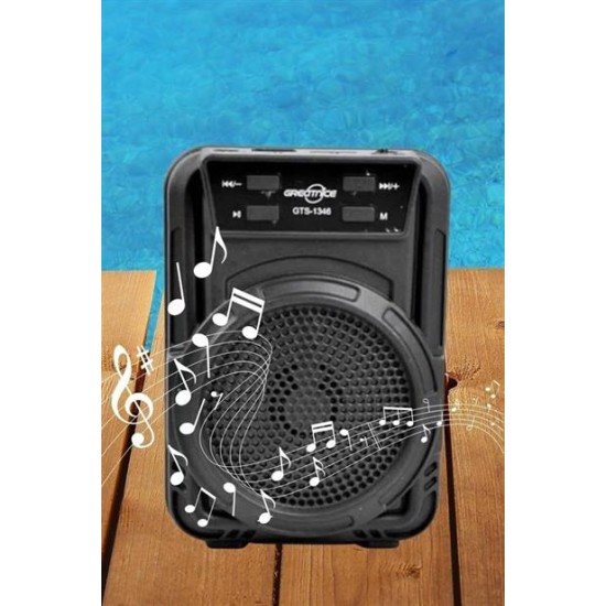 BUFFER® Mini Işıklı Hoparlör Bluetooth Wireless Hoparlör Yüksek Ses Hoparlör