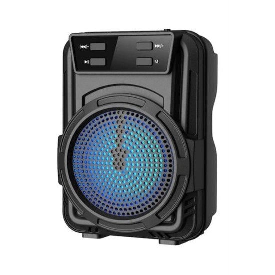 BUFFER® Mini Işıklı Hoparlör Bluetooth Wireless Hoparlör Yüksek Ses Hoparlör