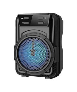 BUFFER® Mini Işıklı Hoparlör Bluetooth Wireless Hoparlör Yüksek Ses Hoparlör