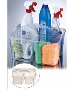 BUFFER® Mutfak ve Banyo Dolap İçi Temizlik Malzemesi Düzenleyici Sepet