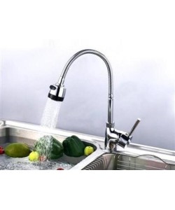 BUFFER® Oynar Başlıklı 2 Fonksiyonlu Spiral Musluk Başlığı Mutfak Hortumu