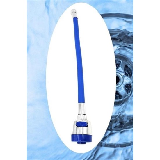 BUFFER® Oynar Başlıklı Tasarruflu Kubar Musluk Borusu ve Başlığı Mavi