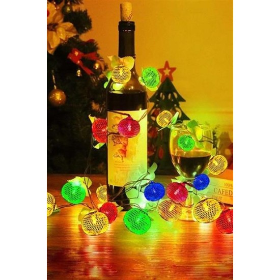 BUFFER® Parti ve Özel Gün Dekorasyonu Top Led Kandil Şeklinde Aydınlatma