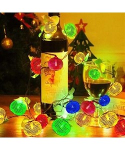 BUFFER® Parti ve Özel Gün Dekorasyonu Top Led Kandil Şeklinde Aydınlatma