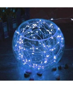 BUFFER® Pilli 5 metre Dekoratif Peri Led Beyaz Aydınlatma Süsleme Lambası