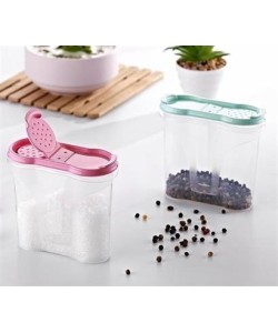 BUFFER® Plastik Kapaklı Majör Baharatlık Baharat Saklama Kutusu Kabı