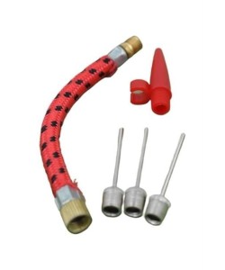 BUFFER® Pompa İğne Başlık Seti Top Bisiklet Lastiği Şişirme İğneleri