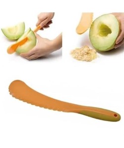 BUFFER® Pratik Kolay Kavun Kesme Çekirdek Ayıklama Bıçağı Plastik Aparat
