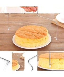 BUFFER® Pratik Kolay Pasta Kek Dilimleme Bölme Teli Kesme Aleti Aparatı