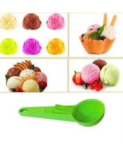 BUFFER® Pratik Mandallı Plastik Dondurma Servis Sunum Kepçesi Kaşığı