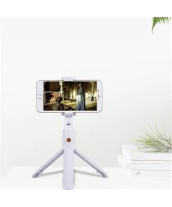 BUFFER® Sabitlenebilir Cep Telefon Tutucu  Ayarlanabilir Taşınabilir 3 Ayaklı Tripod Selfie Çubuğu