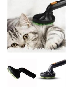 BUFFER® Süpürgeye Takılabilir Ergonomik Kedi Köpek Tüy Tarama Fırçası