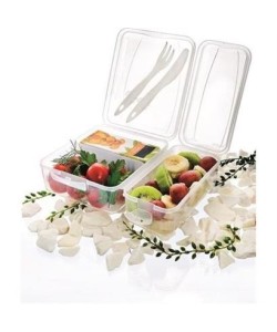 BUFFER® Takeaway Ergonomik Asorti Çatal Bıçaklı Pratik Yoğurt Saklama Kabı