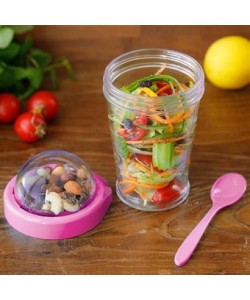 BUFFER® Taken Go Kapaklı Kaşıklı Pratik Taşınabilir Meyveli Yoğurt Kabı