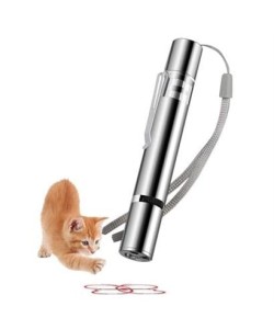 BUFFER® Usb İle Şarj Edilebilen 3In 1 Kırmızı Işık +Beyaz Led Meşale Işık + Uv El Feneri Kedi Lazeri