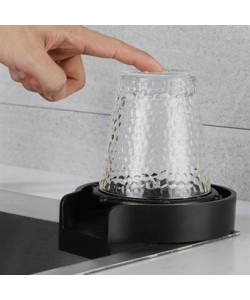 BUFFER® Yüksek Basınçlı Otomatik Bardak Yıkama Aparatı Mutfak Lavaboları İçin Hızlı Kupa Durulayıcı