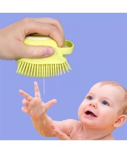 BUFFER® Yumuşak Silikon Malzemeli Esnek Jel Hazneli Masaj Fonksiyonlu Etkili Banyo Duş Kese Lifi