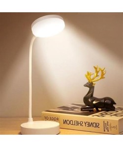 BUFFER® Yuvarlak USBli Dokunmatik 3 Kademeli 360 Derece  Özel Göz Korumalı Led Lityum Masa Lambası