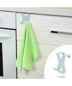 BUFFER® Mutfak Banyo Dolap Kapağına Takılan Meta Havlu Askılığı Aparatı